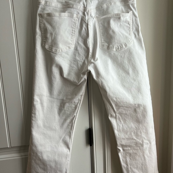 Zara Flared Crop True White Jeans - Picture 6 of 9